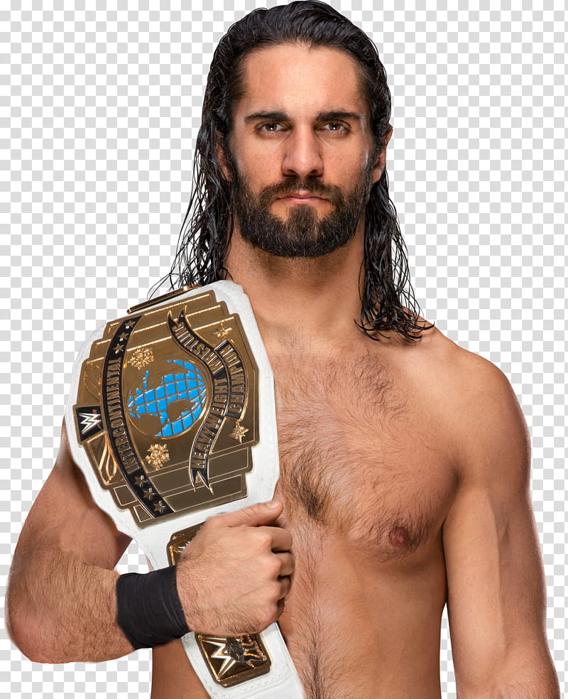 Seth Rollins Intercontinental Champion  transparent background PNG clipart