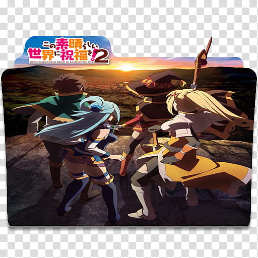 Folder Icon Anime Winter , Kono Subarashii Sekai ni Shukufuku wo!  V. transparent background PNG clipart