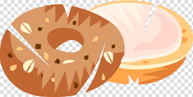 Orange, Bagel, Bakery, Bread, Montrealstyle Bagel, Baking, Pastry, Dough transparent background PNG clipart