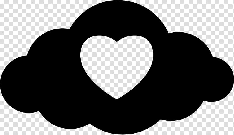 Love Black And White, Black White M, Love My Life, Heart, Black M, Blackandwhite, Cloud, Logo transparent background PNG clipart