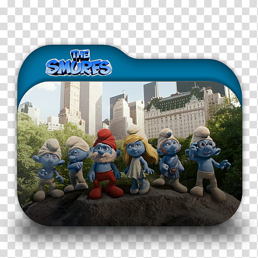 Movie Folders , The Smurfs folder icon transparent background PNG clipart