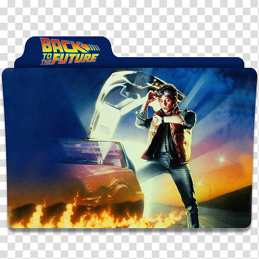 B Movie Folder Icon Pack, bttf transparent background PNG clipart