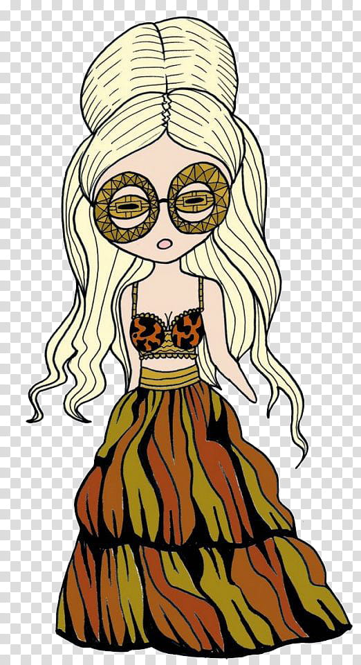 Caricaturas Lady Gaga, woman illustration transparent background PNG clipart