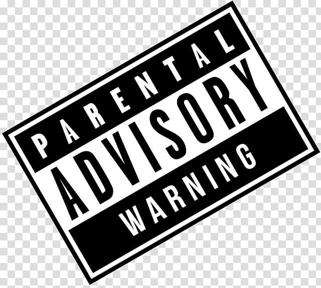 Parental Advisory Logo, Ontario, Upbringing, Vlog, Text, Signage transparent background PNG clipart