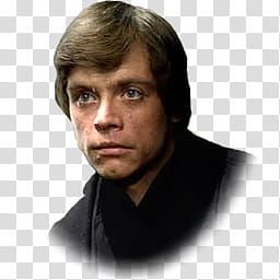 STAR WARS Characters and Droids Alpha Icons , Luke Skywalker,  transparent background PNG clipart