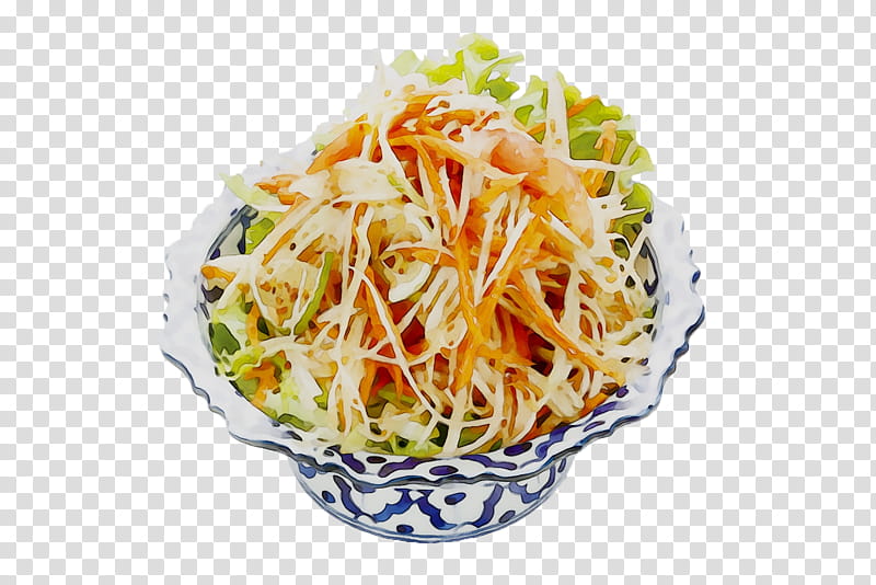 Chinese Food, Chow Mein, Chinese Noodles, Yakisoba, Fried Noodles, Singaporestyle Noodles, Thai Cuisine, Green Papaya Salad transparent background PNG clipart