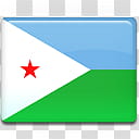 All in One Country Flag Icon, Djibouti-Flag- transparent background PNG clipart