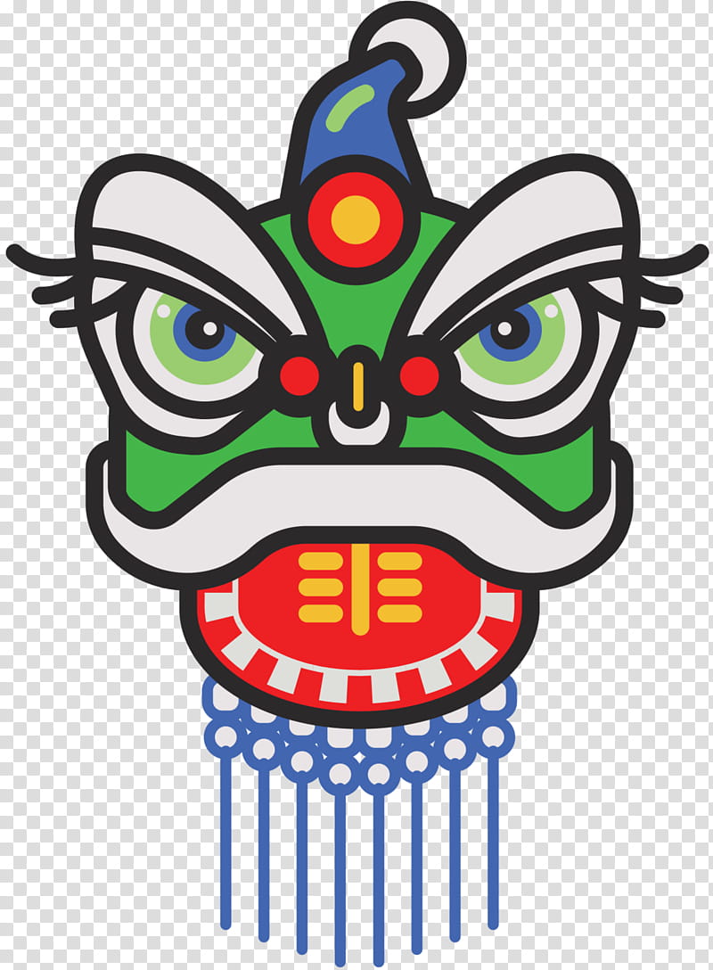 Chinese New Year Lion Dance, Dance In China, Dragon Dance, Cartoon, Line transparent background PNG clipart
