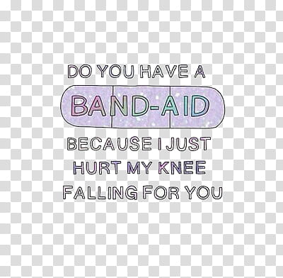 do you have a band-aid text transparent background PNG clipart