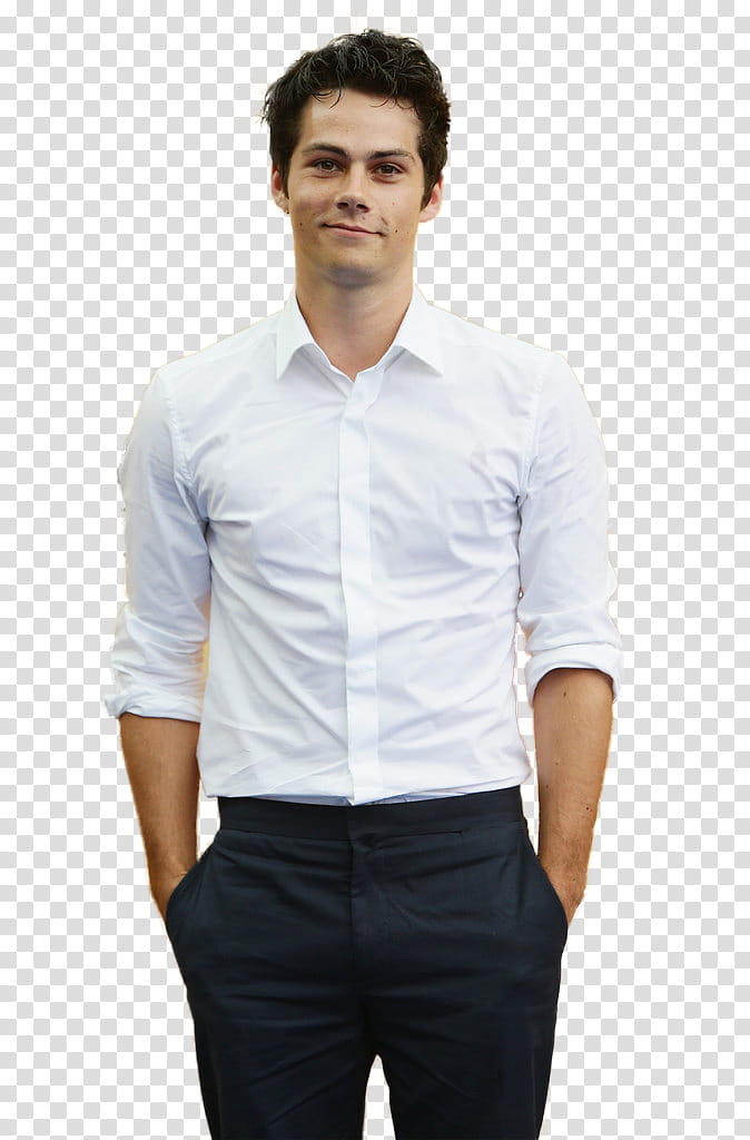 Recursos Liossi, man in white dress shirt and black dress pants hands on pocket transparent background PNG clipart