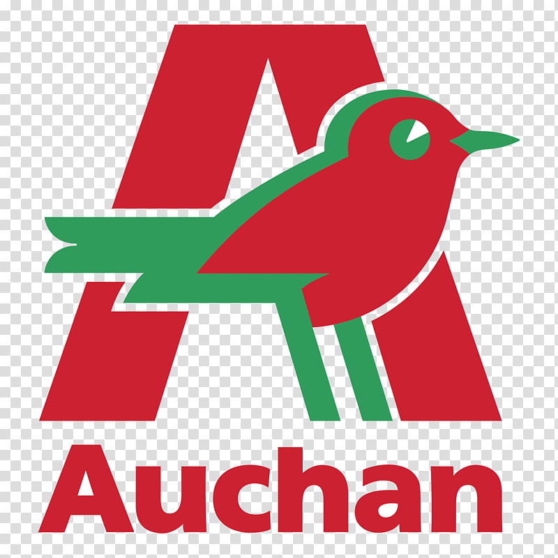 Bird Logo, Auchan, cdr, Company, Retail, Red, Green, Beak transparent background PNG clipart