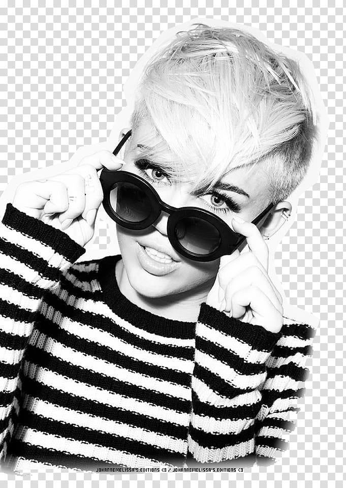 Miley Cyrus Nuevo shoot RAR, greyscale graphy of Miley Cyrus transparent background PNG clipart