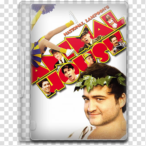 Movie Icon Mega , Animal House, Animal House DVD case transparent background PNG clipart