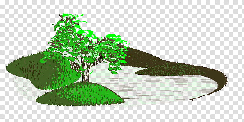 Green Grass, Lake, Drawing, Pond, Landscape, Leaf, Tree, Water transparent background PNG clipart