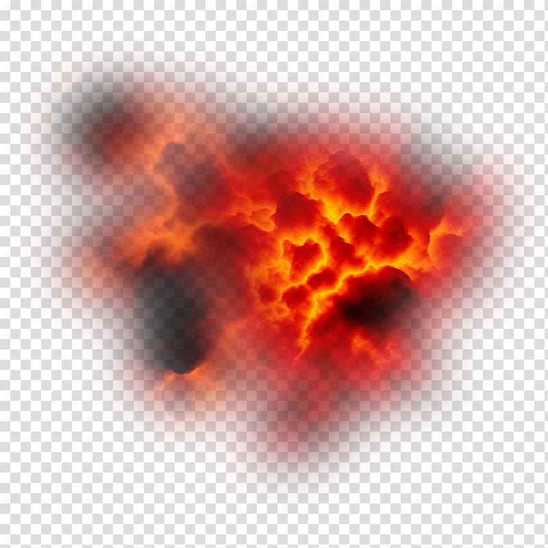 Explosion Render, red clouds illustration transparent background PNG clipart