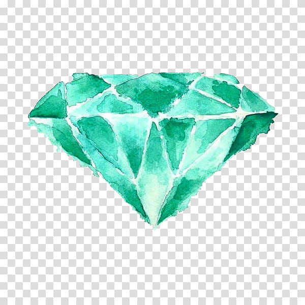 Green aesthetic, green diamond transparent background PNG clipart