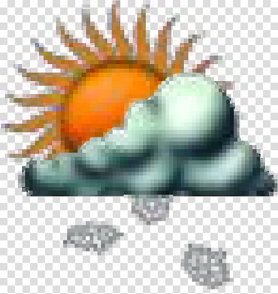 The REALLY BIG Weather Icon Collection, Partly Cloudy with Flurries Day transparent background PNG clipart