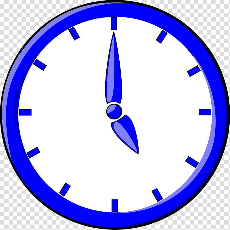 Clock Face, Alarm Clocks, Mantel Clock, Watch, Flip Clock, Digital Clock, Blue, Electric Blue transparent background PNG clipart