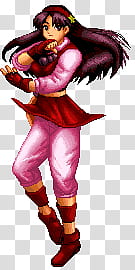 Athena Asamiya Double Res transparent background PNG clipart