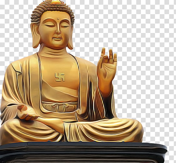 statue sculpture zen master meditation classical sculpture, Monument, Temple, Guru transparent background PNG clipart
