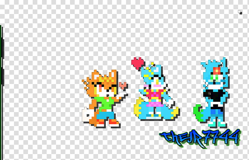 RE: Jasmine, Janet, and Amber, Super Mario Maker transparent background PNG clipart