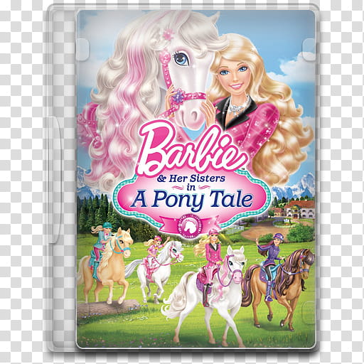 Movie Icon , Barbie & Her Sisters in a Pony Tale transparent background PNG clipart