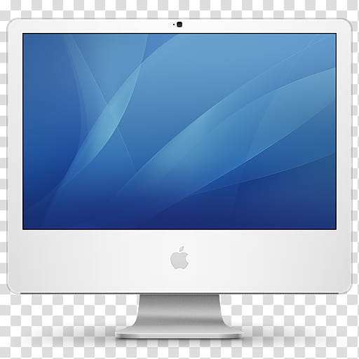 Temas negros mac, white iMac and Apple Magic Keyboard transparent background PNG clipart