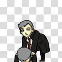 BBC Sherlock Lestrade Shimeji, black and gray circuit board transparent background PNG clipart