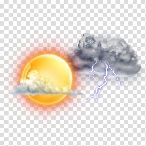 The REALLY BIG Weather Icon Collection, partly-cloudy-pm-t-storm-dry transparent background PNG clipart