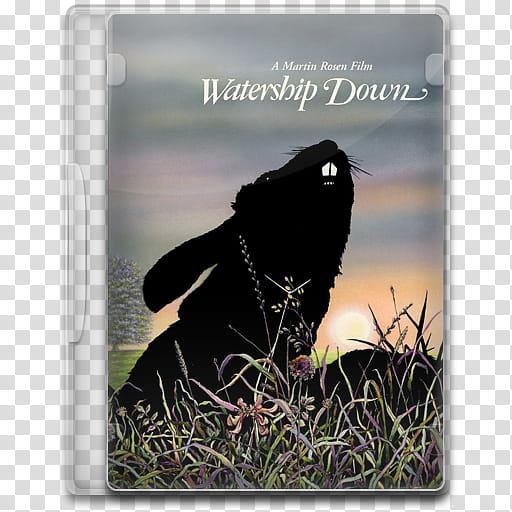 Movie Icon Mega , Watership Down, Watership Down DVD case transparent background PNG clipart