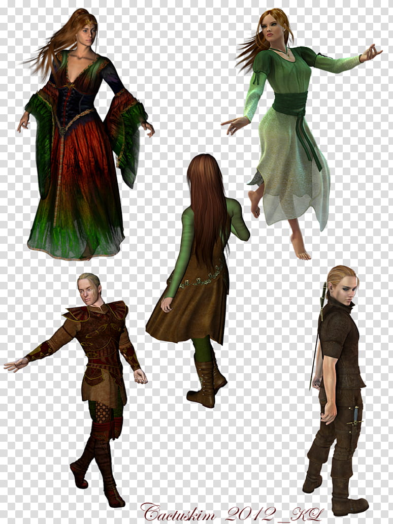 Free Fantasy Figures _Free at DA_, woman game character transparent background PNG clipart