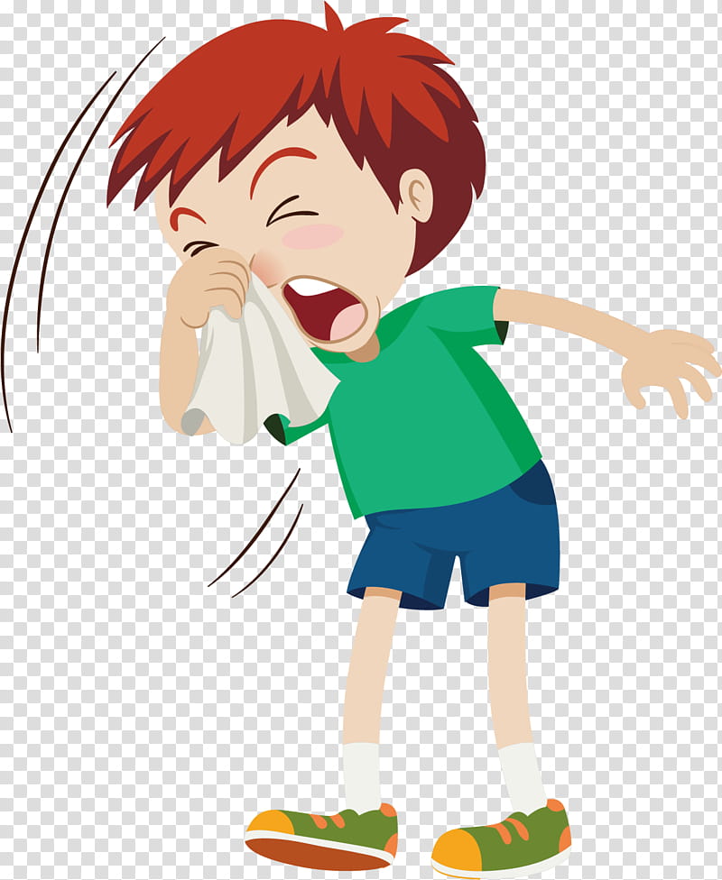 Child, Influenza, Common Cold, Sneeze, Disease, Cough, Health, Cartoon