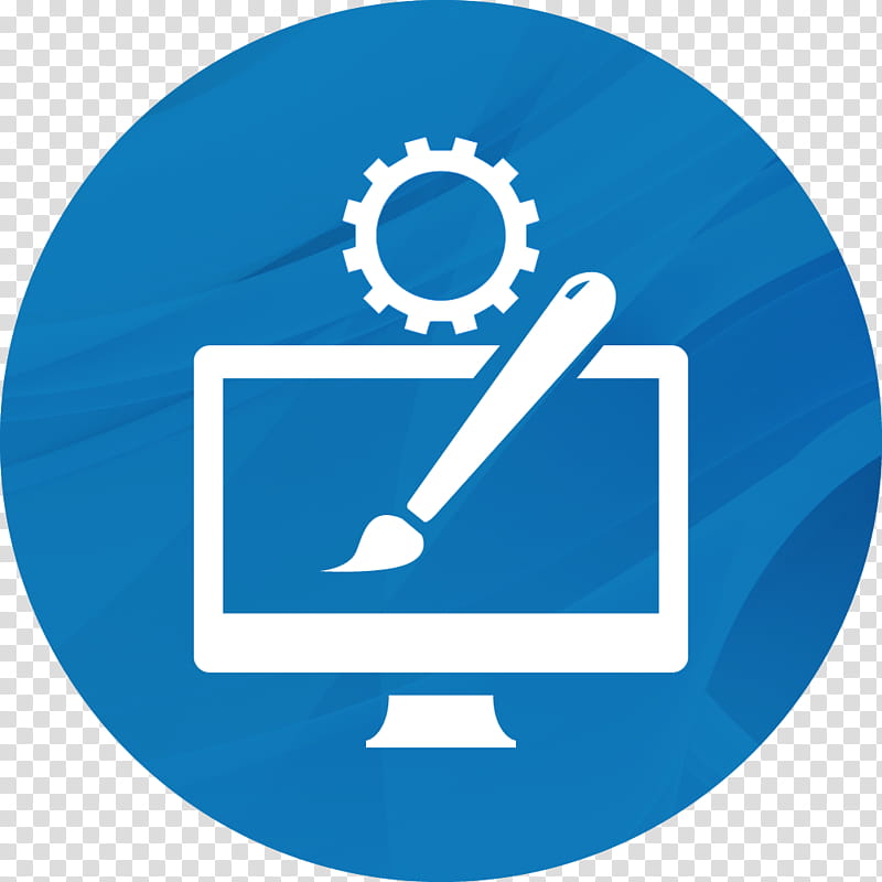 Web Design Icon, Web Development, Icon Design, User Interface Design, Search Engine Optimization, Adobe Xd, Blue, Electric Blue transparent background PNG clipart