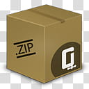 BOX Icons for Windows, ZIP box transparent background PNG clipart