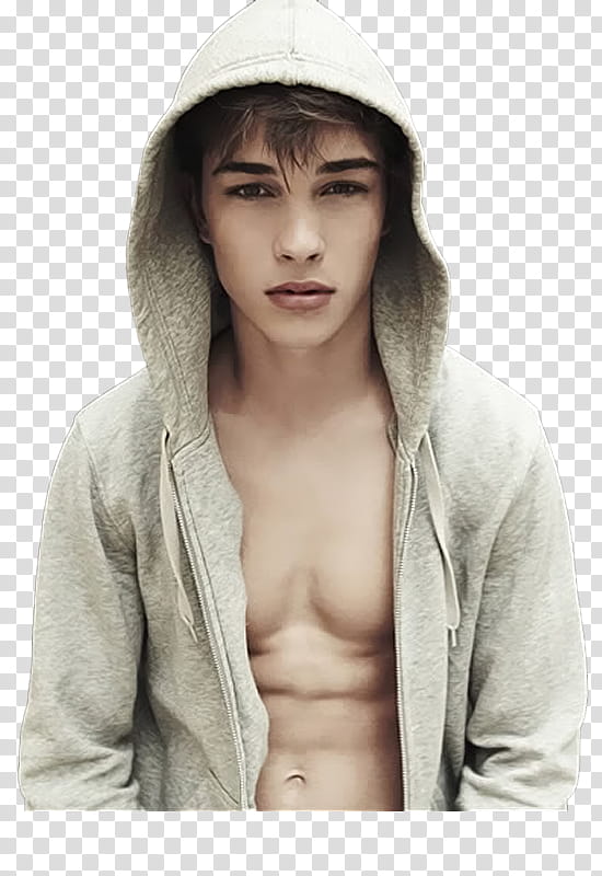 Francisco Lachowski, man wearing gray zip-up hoodie transparent background PNG clipart