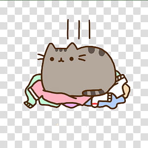 Pusheen cat, Pusheen sticker transparent background PNG clipart