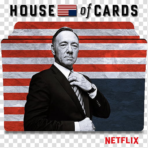 House of Cards series and season folder icons, House of Cards ( transparent background PNG clipart