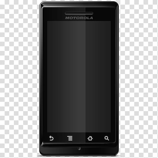Motorola Droid or Milestone, black Motorola Moto Android smartphone transparent background PNG clipart