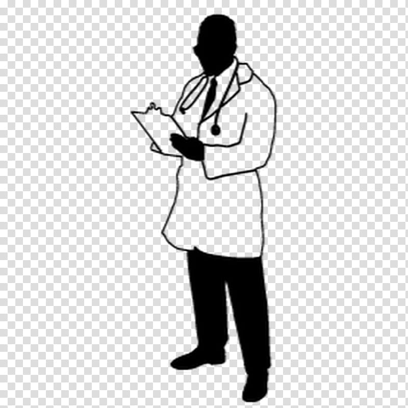 Patient, Physician, Medicine, Silhouette, Doctor Of Medicine, Health, Health Care, Standing transparent background PNG clipart