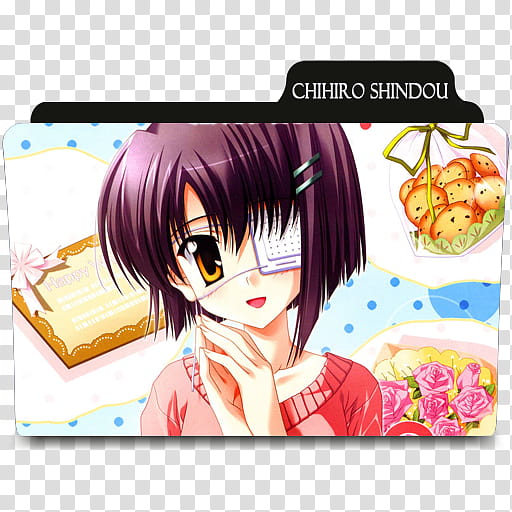 Anime Folders, Chihiro Shindou icon transparent background PNG clipart