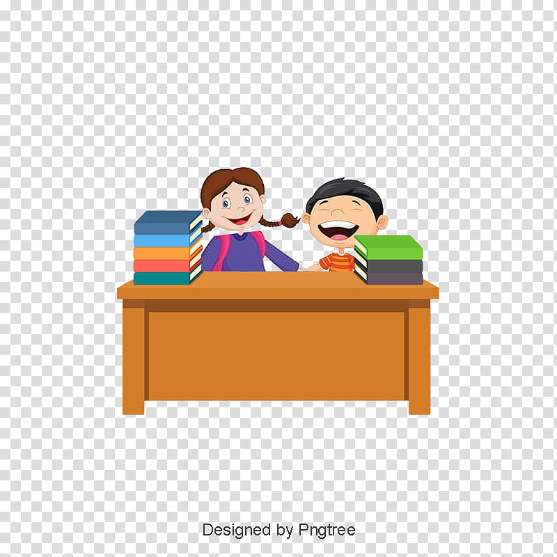 Child Cartoon Student Drawing Animation Learning Table