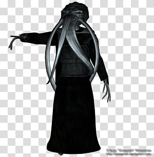 Mind Flayer Black Coated Monster Characyer Transparent Background Png Clipart Hiclipart