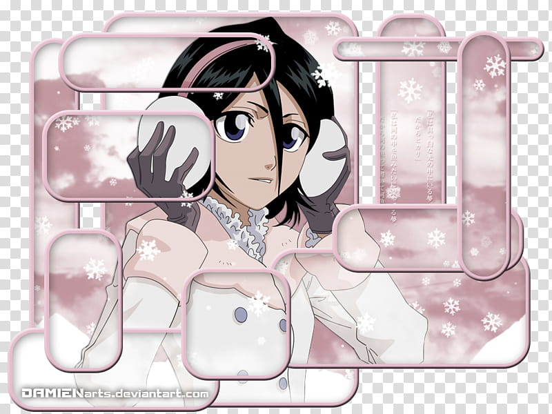 Kuchiki Rukia  transparent background PNG clipart