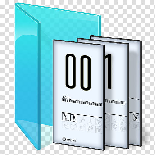 Portal Icons User Folders, savedgames-b, teal folder icon transparent background PNG clipart