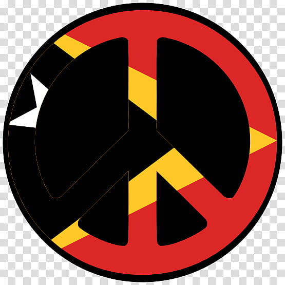 Flag, Timorleste, Yellow, Flag Of East Timor, Logo, Area, Circle, Symbol transparent background PNG clipart