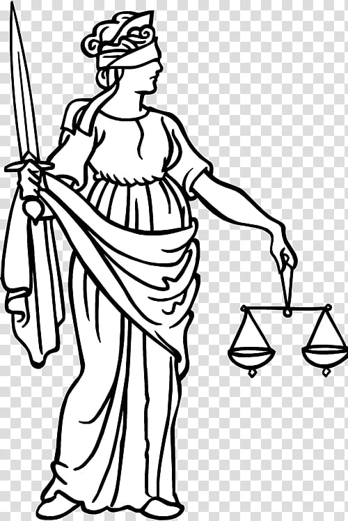 Book Black And White, Lady Justice, Drawing, Measuring Scales, Line Art, Standing, Blackandwhite, Arm transparent background PNG clipart