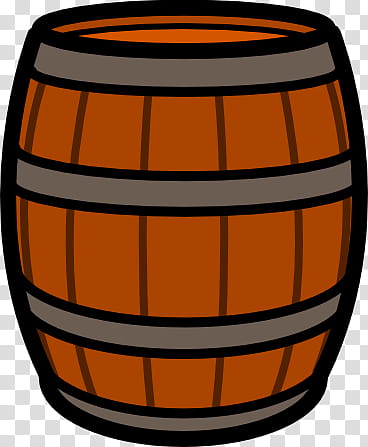 brown barrel illustration transparent background PNG clipart