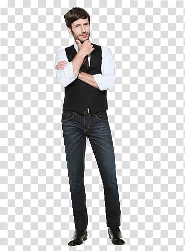 man wearing blue jeans transparent background PNG clipart