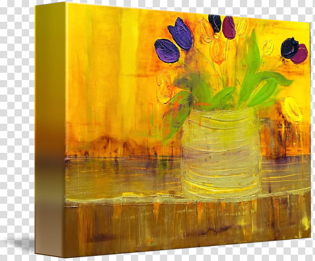 Flower Paint, Acrylic Paint, Still Life, Sunflower, Still Life , Modern Art, Rectangle, Acrylic Resin transparent background PNG clipart