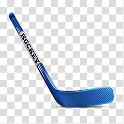 Hockey icons, HockeyStick_Right_clean__, blue Hockey hockey stick transparent background PNG clipart